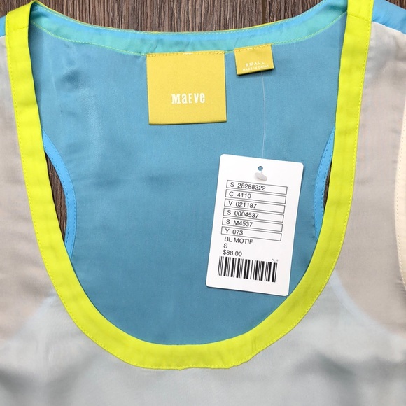 Maeve Anthropologie Womens Small Tank Top Sheer - Picture 2 of 4